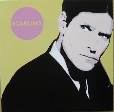 SCARLING "Crispin Glover b/w Art Of Pretension" 7" (SFTRI) Pink